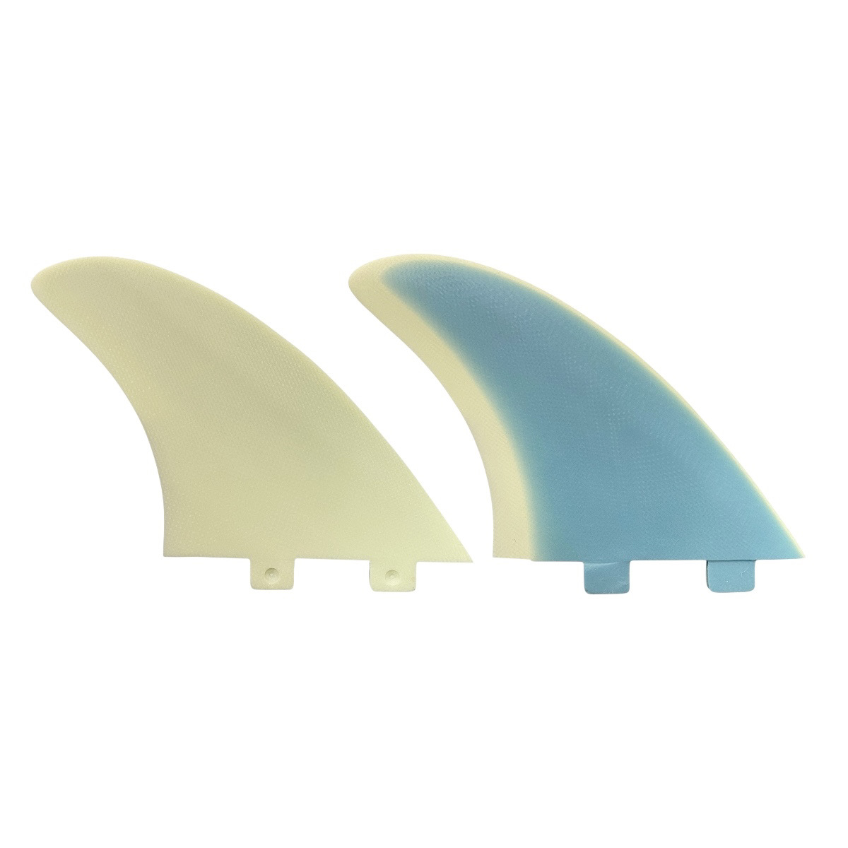 CRAFTSMAN FIN TWIN DRIVE ツインフィン キールフィン FCS FUTURES グラスファイバー VOLAN サーフィン（BLUE/YELLOW）